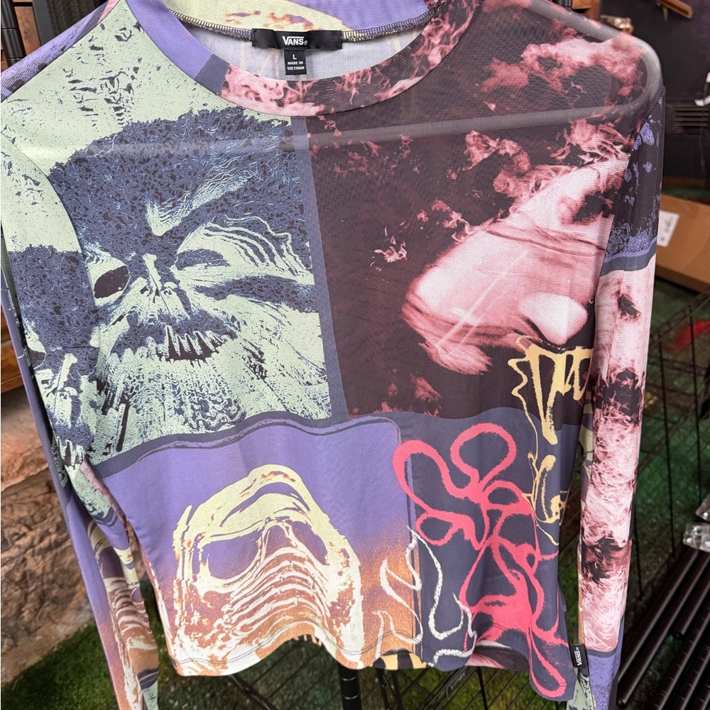 Vans Multicolor Graphic Long Sleeve Tee